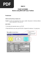 Bab Vi Fuzzy Systems: Basics Using MATLAB Fuzzy Toolbox: Pendahuluan