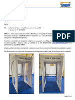 Propuesta Cabina de Desinfeccion Portatil - PG-3264-2020