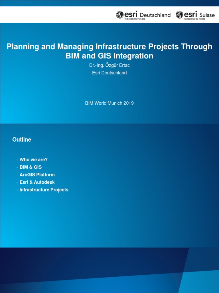 Planning and Managing Infrastructure Projects Through BIM and GIS ...