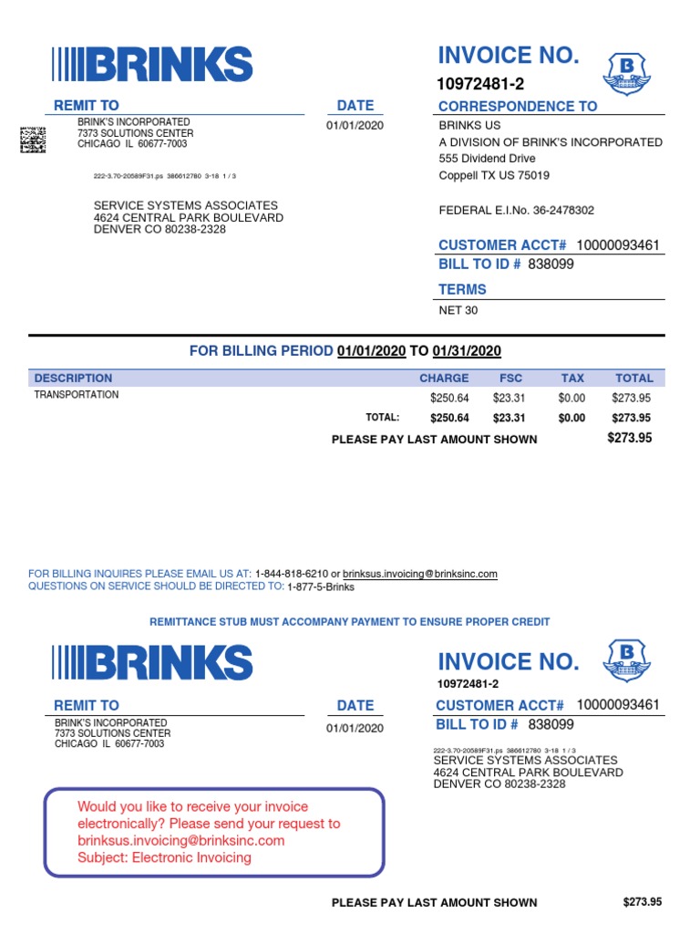Invoice No.: Remit To Date Correspondence To Remit To | PDF | Taxation |  Government Finances