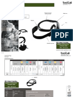 Réf. X90BPSI Supplied With Microfi Bre Pouch: Coatings Anti-Scratch, Anti-Fog, Anti-Static Ballistic Lens