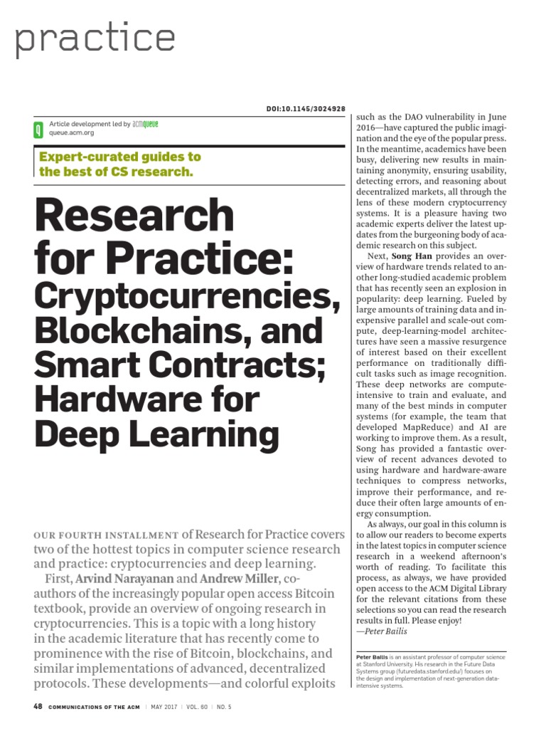 Cryptocurrency JStor Paper | PDF | Deep Learning | Cryptocurrency