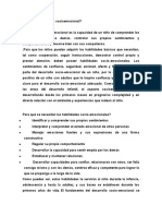 Desarrollo socioemocional niños