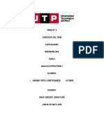 TAREA N3-claseEJERCICIOS ANALISIS ESTRUCTURAL