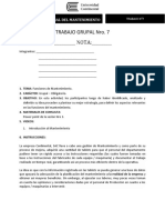 Trabajo Grupal Nro 7 Caso Empresa Sobre Funciones de Mantto