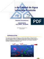 Impacto de Calidad de Agua en Producción Acuicula PDF