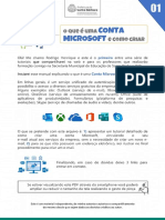 Tutorial 01B - O Que É Uma Conta Microsoft e Como Criar PDF