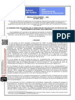 Levantamiento de La Medida de Suspension de Giros Ptar PDF