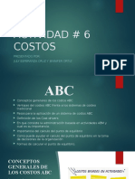 Costos ABC y punto de equilibrio