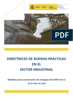 Directrices de Buenas Prácticas en La Industria 26.04.20 PDF
