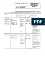 Formato de Condiciones y Actos Inseguros