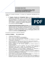 Convenio PNSR-Municipalidad Coasa implementar estrategia cloración agua