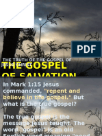 THE TRUTH OF THE GOSPEL (35 characters
