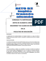 5folleto Reto Alemán, Inglés, Francés B2 Curso 2019 - 2020 PDF
