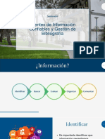 Fuentes de Información Confiables y Gestión de Bibliografía PDF