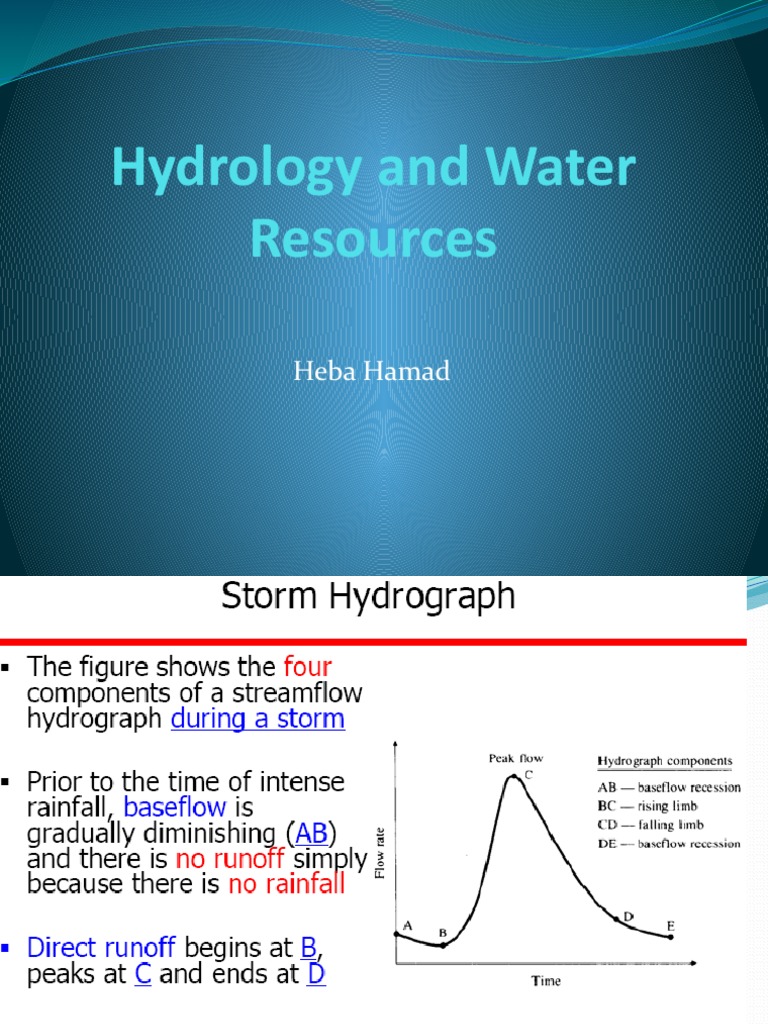 Hydrology and Water Resources10 | PDF