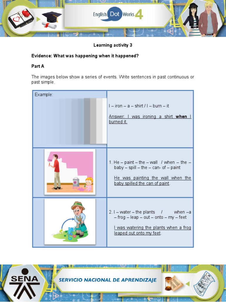 English Past Tense Practice | PDF | Language Arts & Discipline