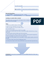 Quesadilla Flow Chart and Paragraph