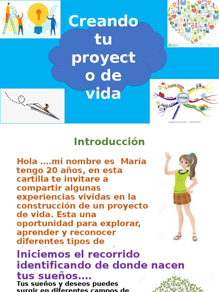 Cartilla para el Proyecto de Vida | PDF | Crecimiento personal y ...