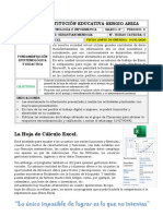 8° - Taller Introducción A La Hoja de Cálculo - Excel