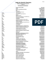 Estado de Situación Financiera