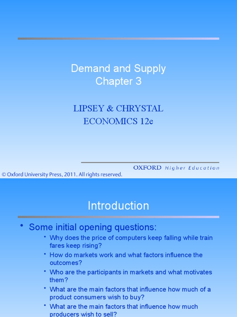 Understanding Demand and Supply Dynamics | PDF | Demand | Economic ...