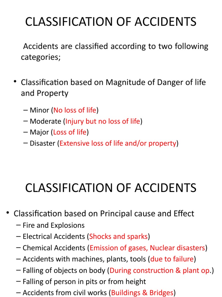 2.classification of Accidents PDF