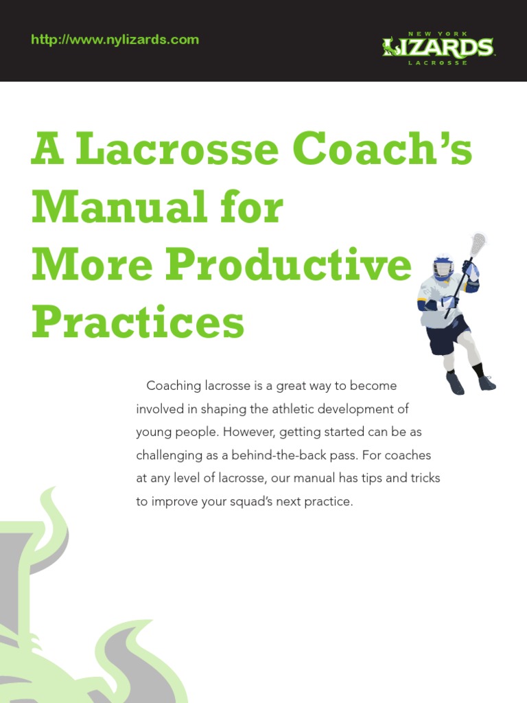 A Lacrosse Coach's Manual For More Productive Practices PDF Action