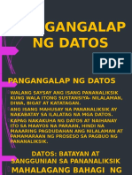 PANGANGALAP NG DATOS New