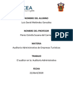 El Auditor en La Auditoría Administrativa PDF