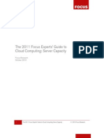 The 2011 Focus Experts Guide to Cloud Computing (Server Capacity)
