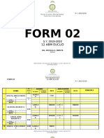 Form 02: 12 Abm Euclid