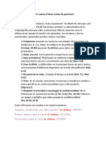 Qué Se Debe Tener en Cuenta Al Hacer Visitas de Pastoreo PDF