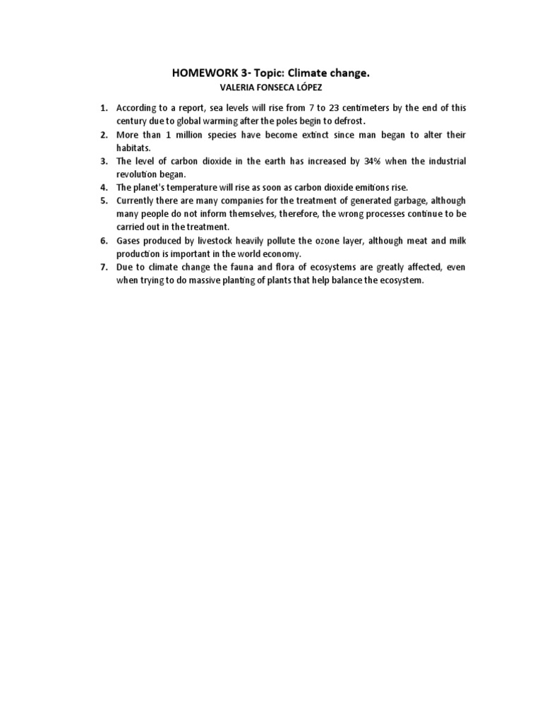 Climate Change Impact Overview | PDF | Wellness | Science & Mathematics