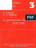 La Geometrizacion de La Tierra Observaciones y Resultados de La Expedicion Geodesica Hispano Francesa Al Virreinato Del Peru 1735 1744 PDF