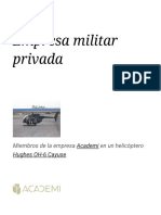Empresa Militar Privada - Wikipedia, La Enciclopedia Libre