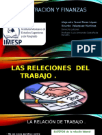 LAS RELaCIONES DEL TRABAJO