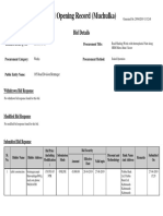 Bid Opening Record (Muchulka)