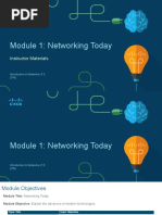 Module 1: Networking Today: Instructor Materials