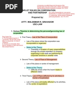 CONFLICT RULES ON CORP. Et - Al.