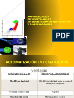 Automatización en hematología: interpretación de histogramas y dispersogramas