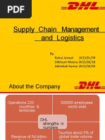 Supply Chain Management and Logistics