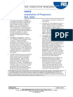 Medical Termination of Pregnancy Bill 2020 Summary