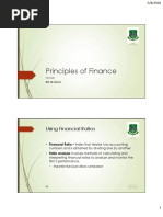 Principles of Finance: Using Financial Ratios