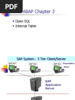 ABAP Chapter 3: Open SQL Internal Table