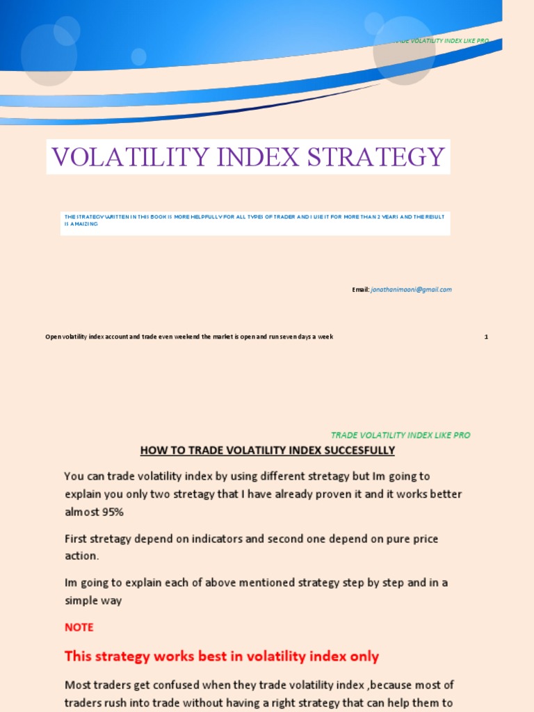 Mastering Volatility Index Trading Strategies | PDF | Moving Average ...