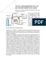 Descripción Del Funcionamiento de Los Equipos de Cromatografía de Gases