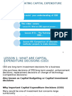 Week 11 - Capital Budgeting Decisions