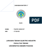 Jurusan Teknik Elektro Industri Fakultas Teknik Universitas Negeri Padang