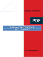 CURS - Informatica Economica - 2016 PDF